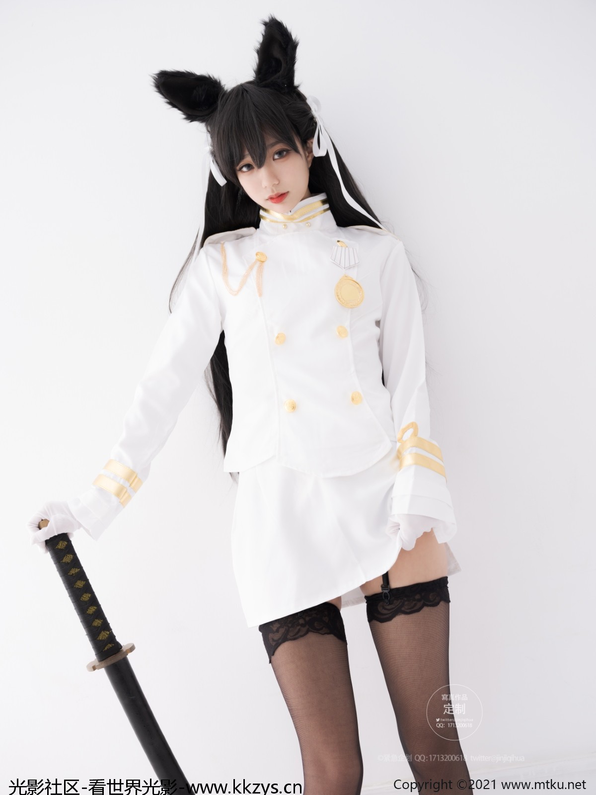 紧急企划 VOL.016 [80P1V-2.06G] 一只喵喵梓 爱宕黑丝-光影社区