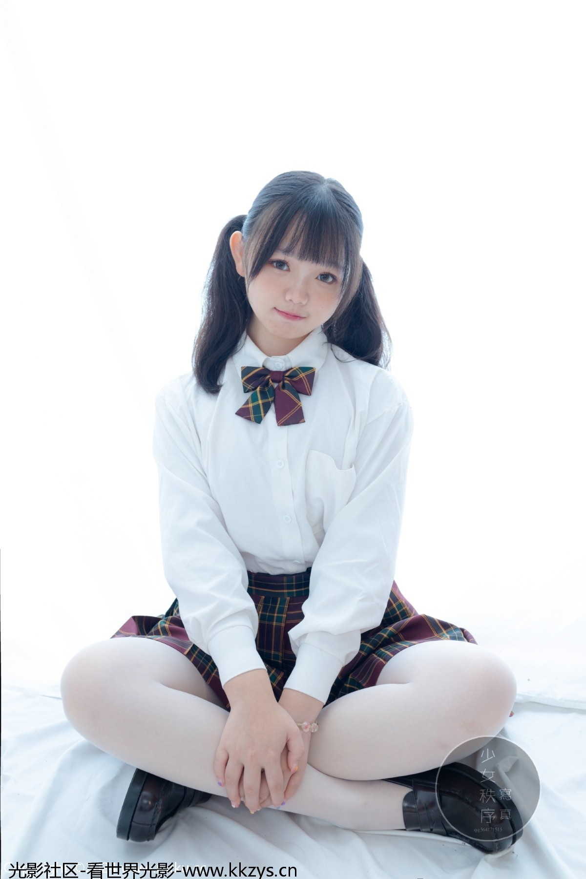 少女秩序 GR03L 双马尾白丝JK制服 [60P-526MB]-光影社区