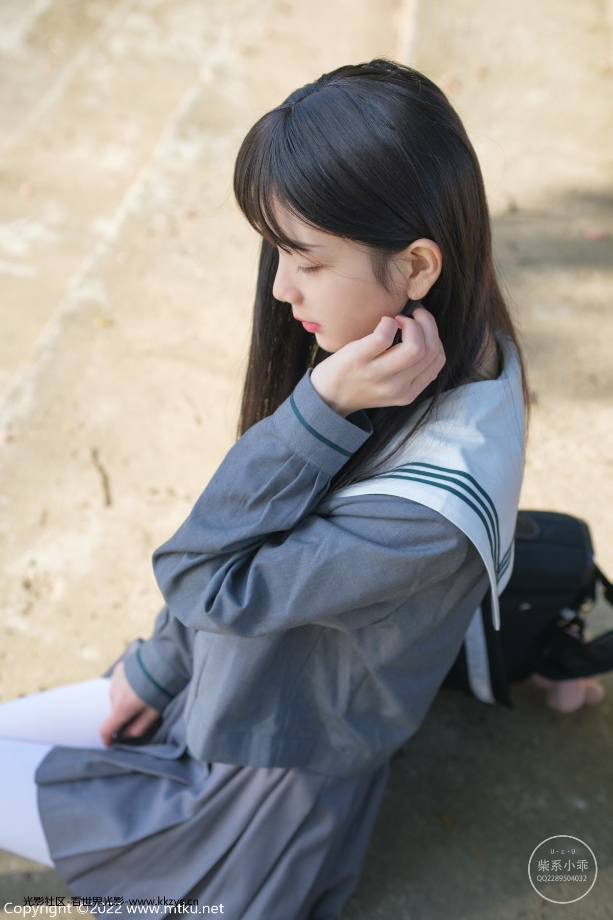 图片[2]-稚乖画册 赤西夜夜《教室》白丝JK制服 [63P1V-595MB]-光影社区