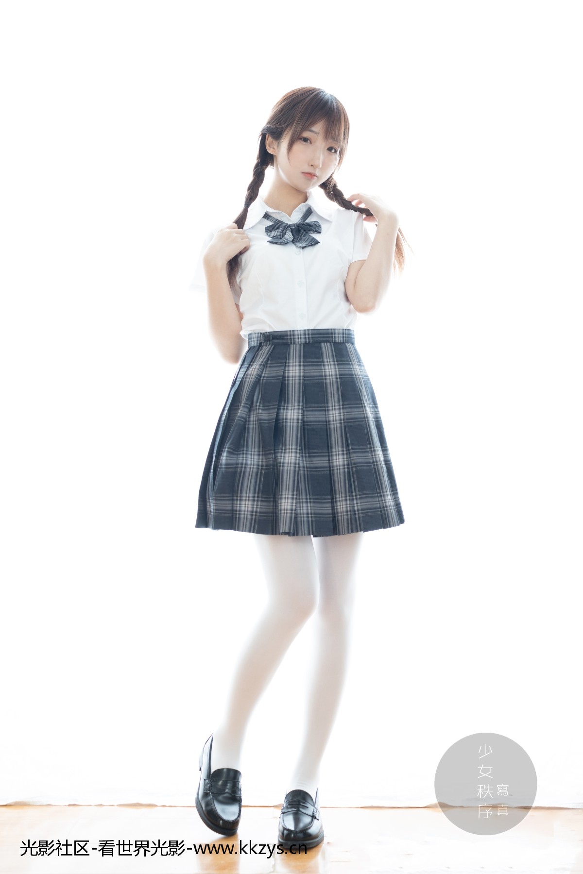 少女秩序 EX.10 鹿可 白丝JK双马尾（七夕情景音频特别篇）[35P1V-757.6M]-光影社区