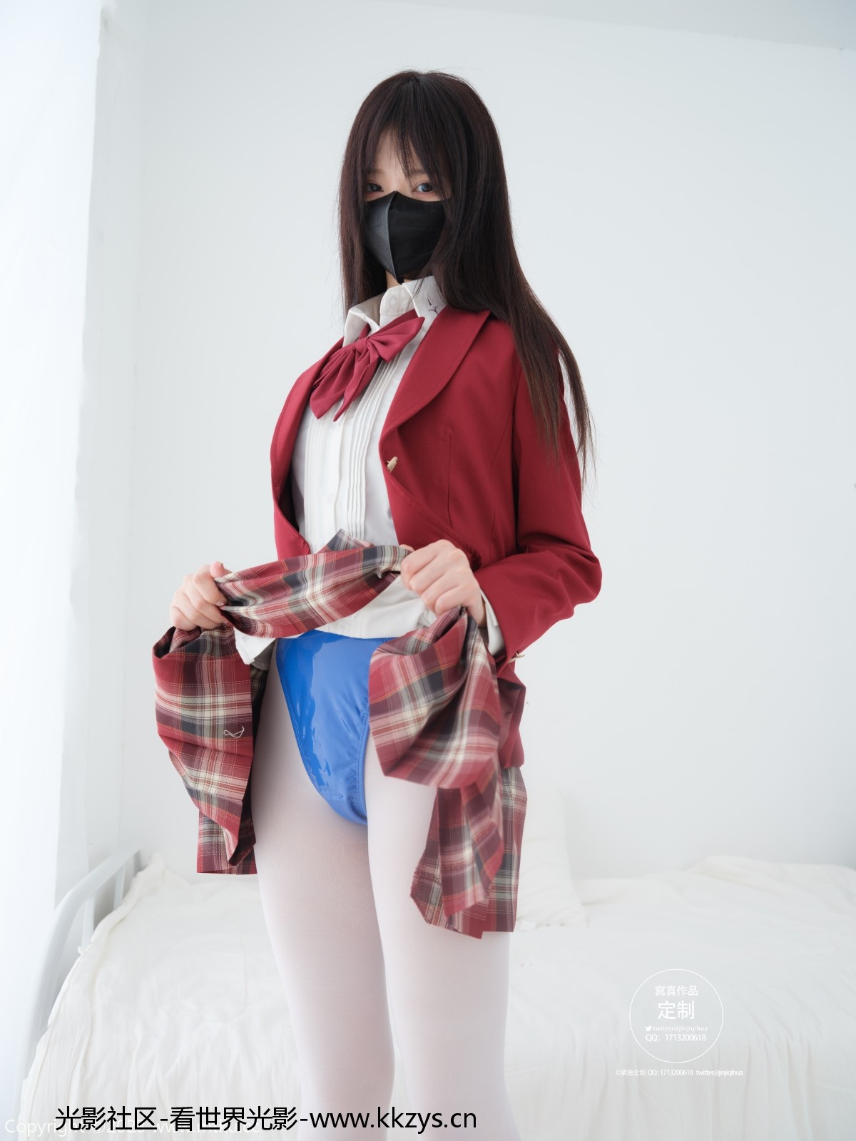图片[3]-紧急企划 EX.016 见希w 白丝JK兔女郎 [49P-1.32GB]-光影社区