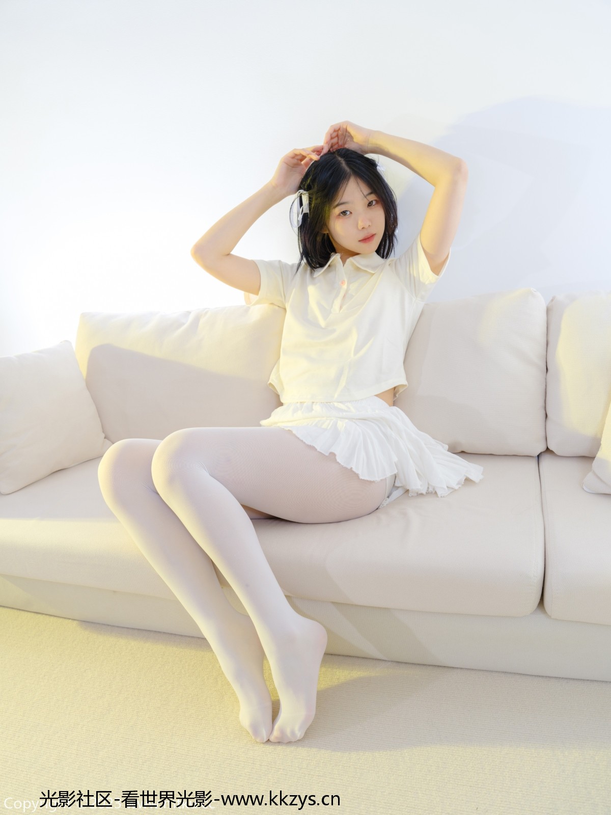 森萝财团 小樱-02E 4K 白丝T恤 [100P1V-4.7GB]-光影社区