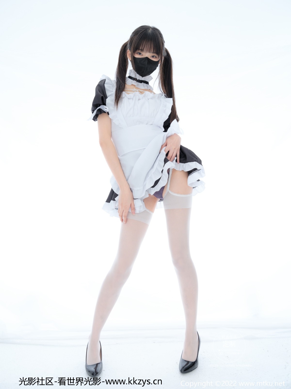 图片[2]-紧急企划 EX.003 见希w 双马尾白丝女仆 [46P-1.02GB]-光影社区