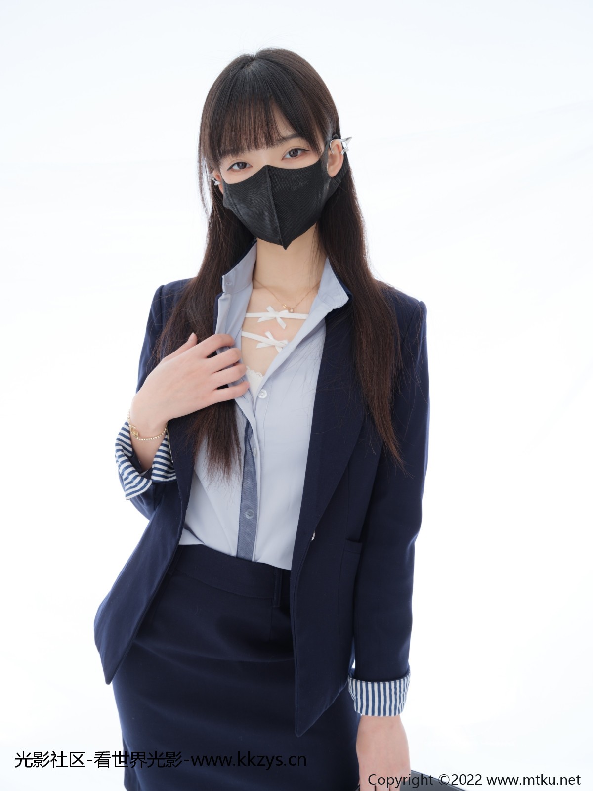 紧急企划 EX.002 [55P-1.22GB] 见希w 肉丝OL-光影社区