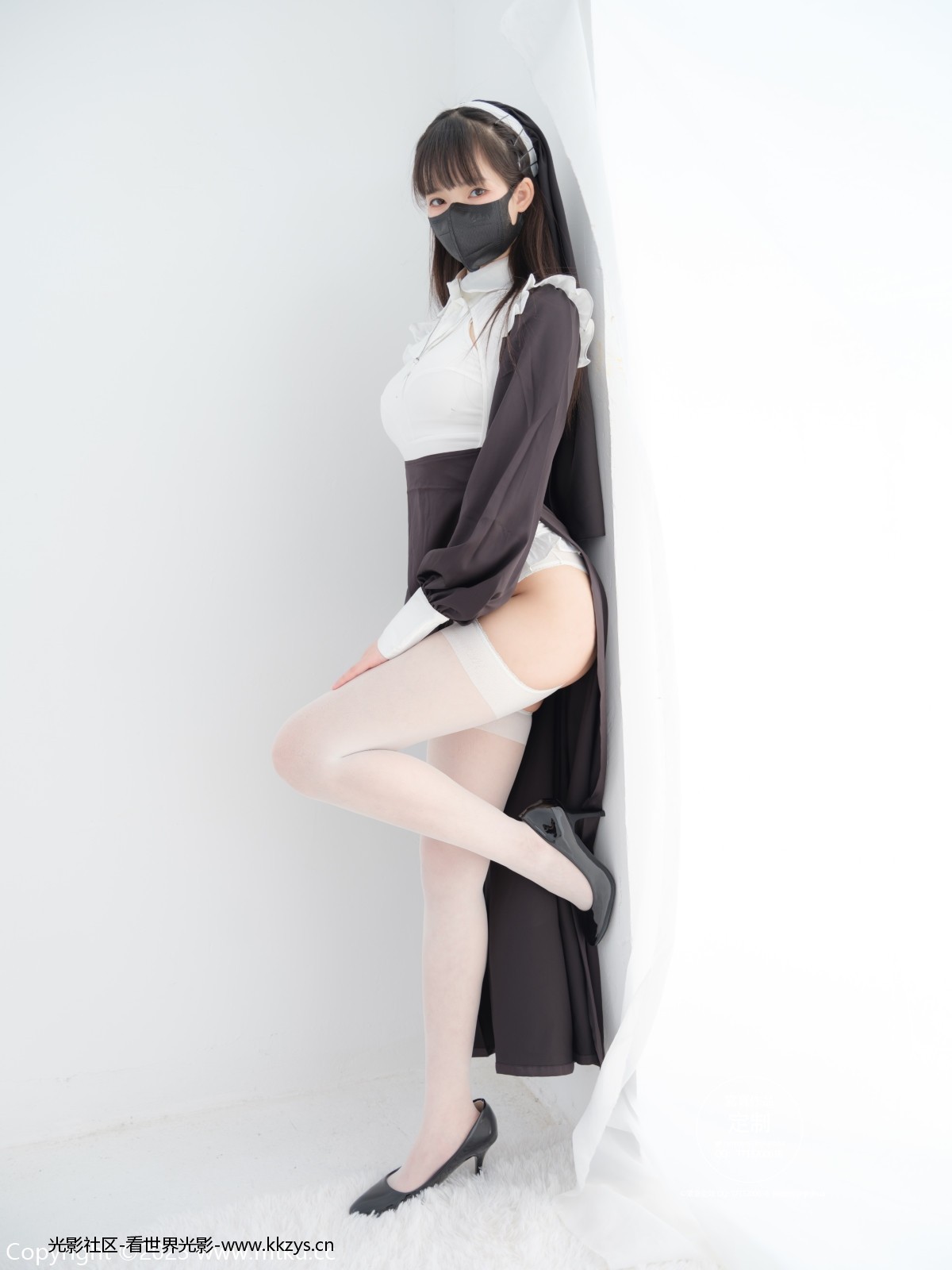 紧急企划 EX.012 见希w 白丝修女 [56P1V-1.87GB]-光影社区