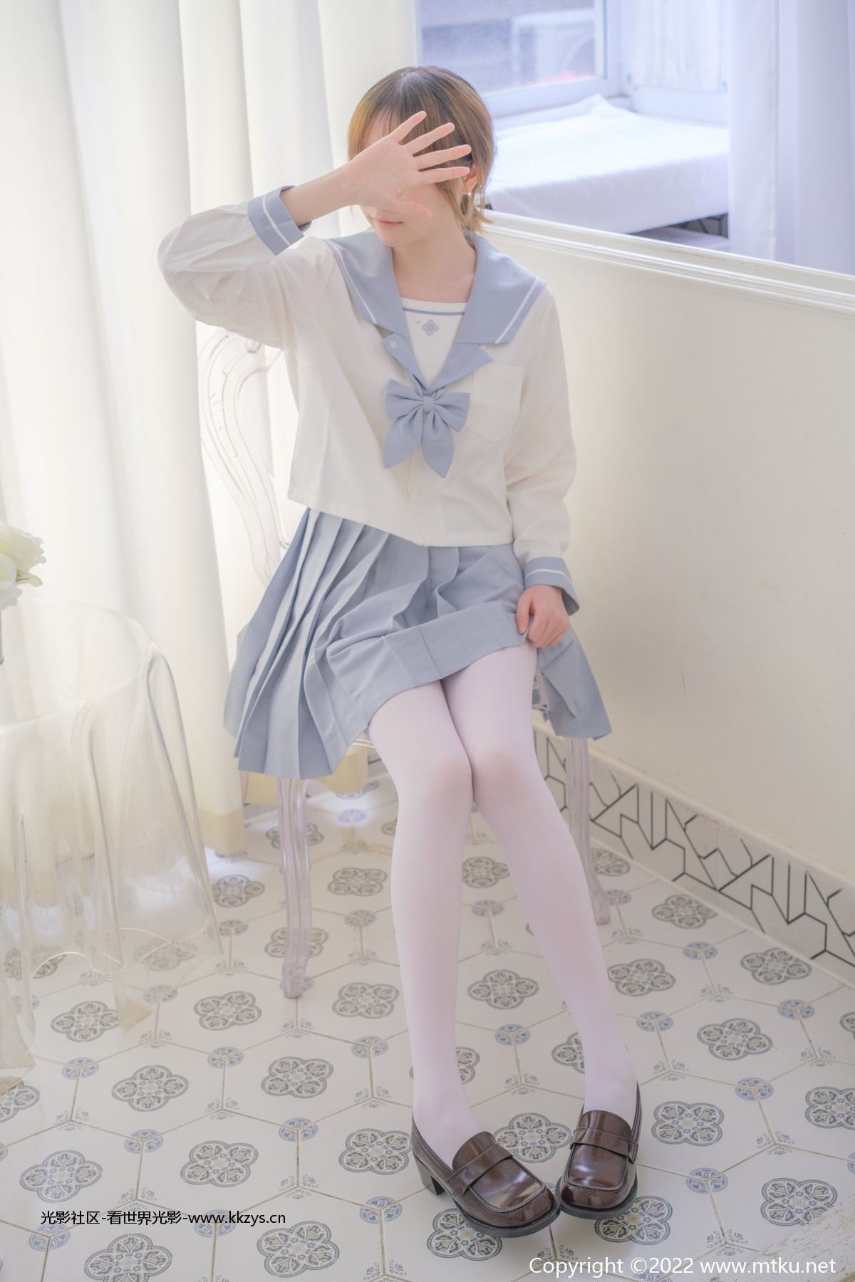 图片[4]-森萝财团 内部VIP系列 微风-04 白丝蓝白JK制服 [102P1V-3.3G]-光影社区