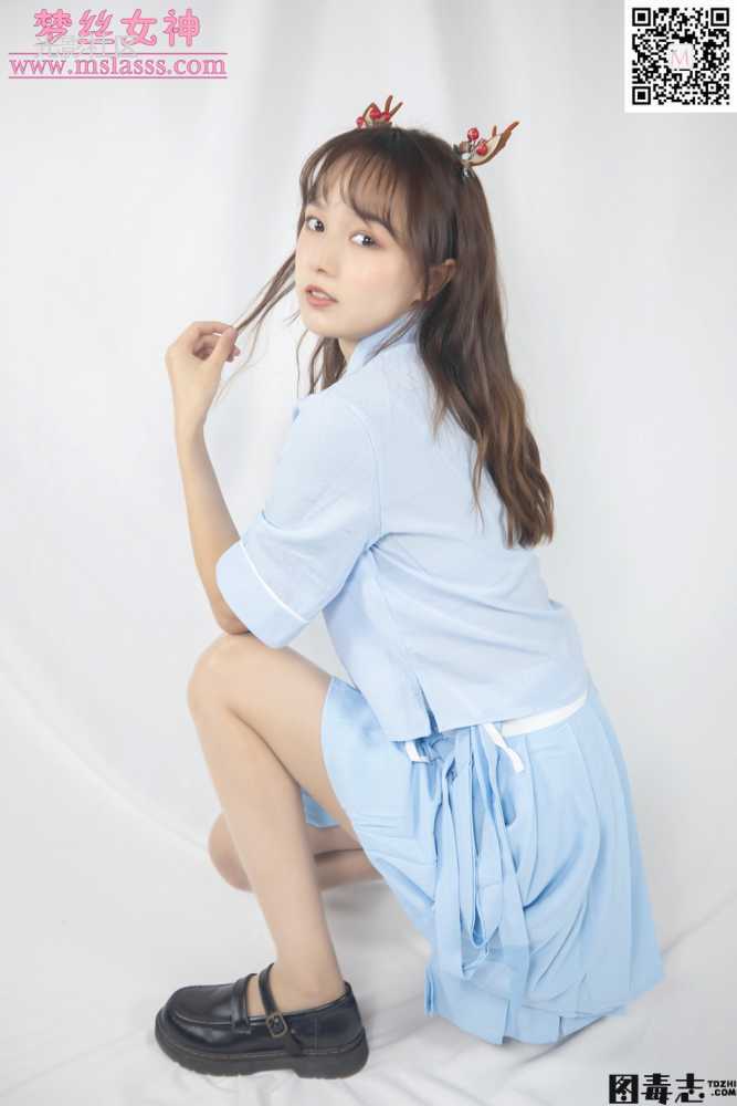 [MSLASS梦丝女神] 2020.01.01 玥玥《蓝色古装仙女颜值》-光影社区