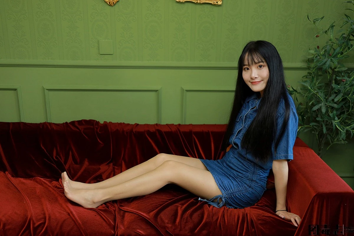 [IESS异思趣向] 模特：婉萍《蓝色牛仔裙》-光影社区
