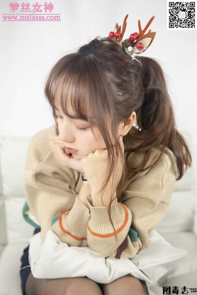 [MSLASS梦丝女神] 2020.01.05 玥玥《黑色迷人》-光影社区