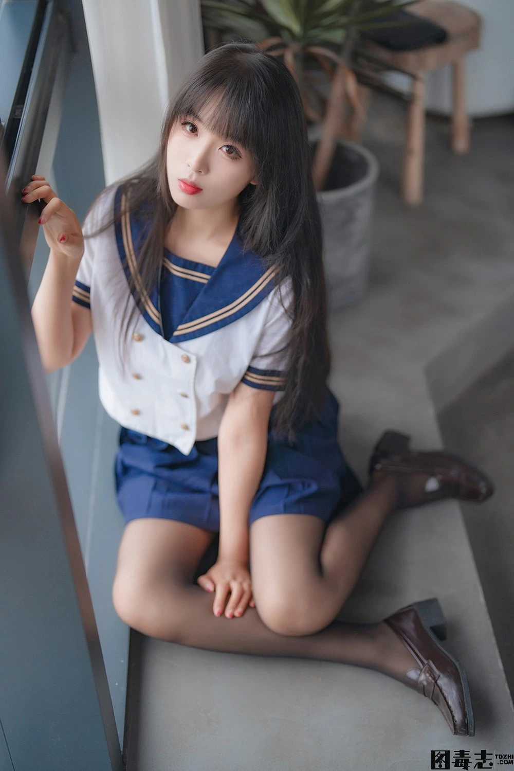 [轩萧学姐] NO.18 五月舰长 黑丝JK内衣-光影社区