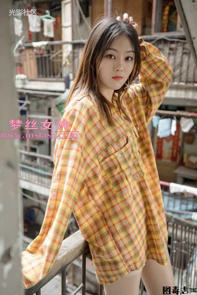 [MSLASS梦丝女神] 2019.04.23 素梦《复古楼的性感美》-光影社区