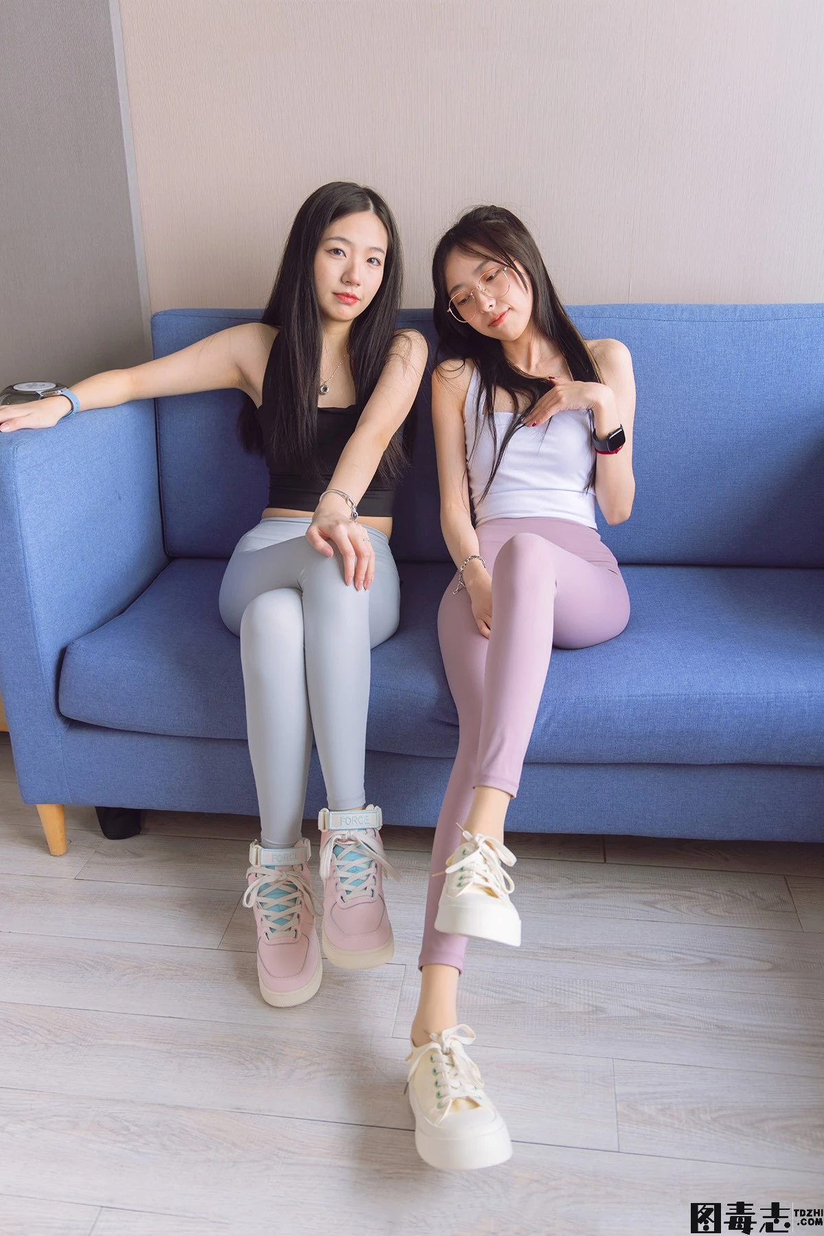 [BoBoSocks袜啵啵] No.186 小甜豆稚予-瑜伽裤、运动鞋、肉丝-光影社区