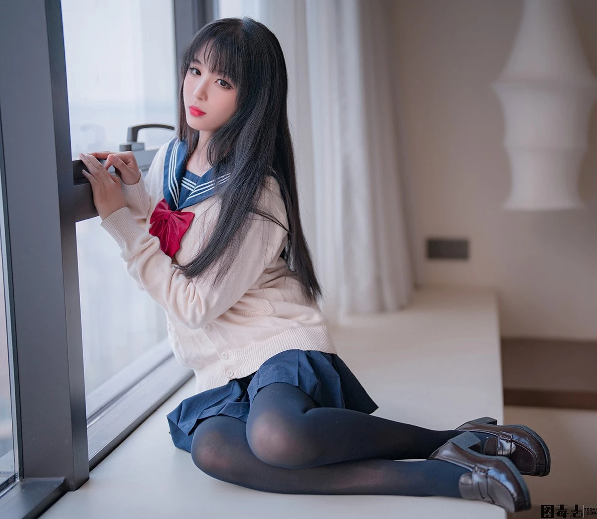 [轩萧学姐] NO.19 JK厚裤袜-光影社区