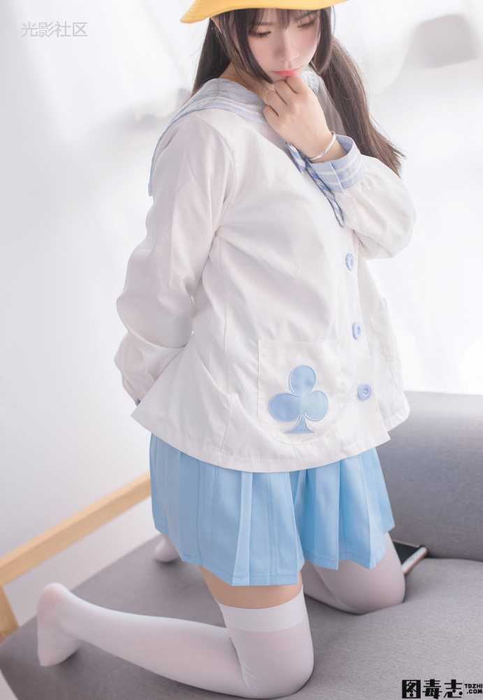 [轻兰映画] SPL.008 半度度度喵 高颜值美少女白丝-光影社区