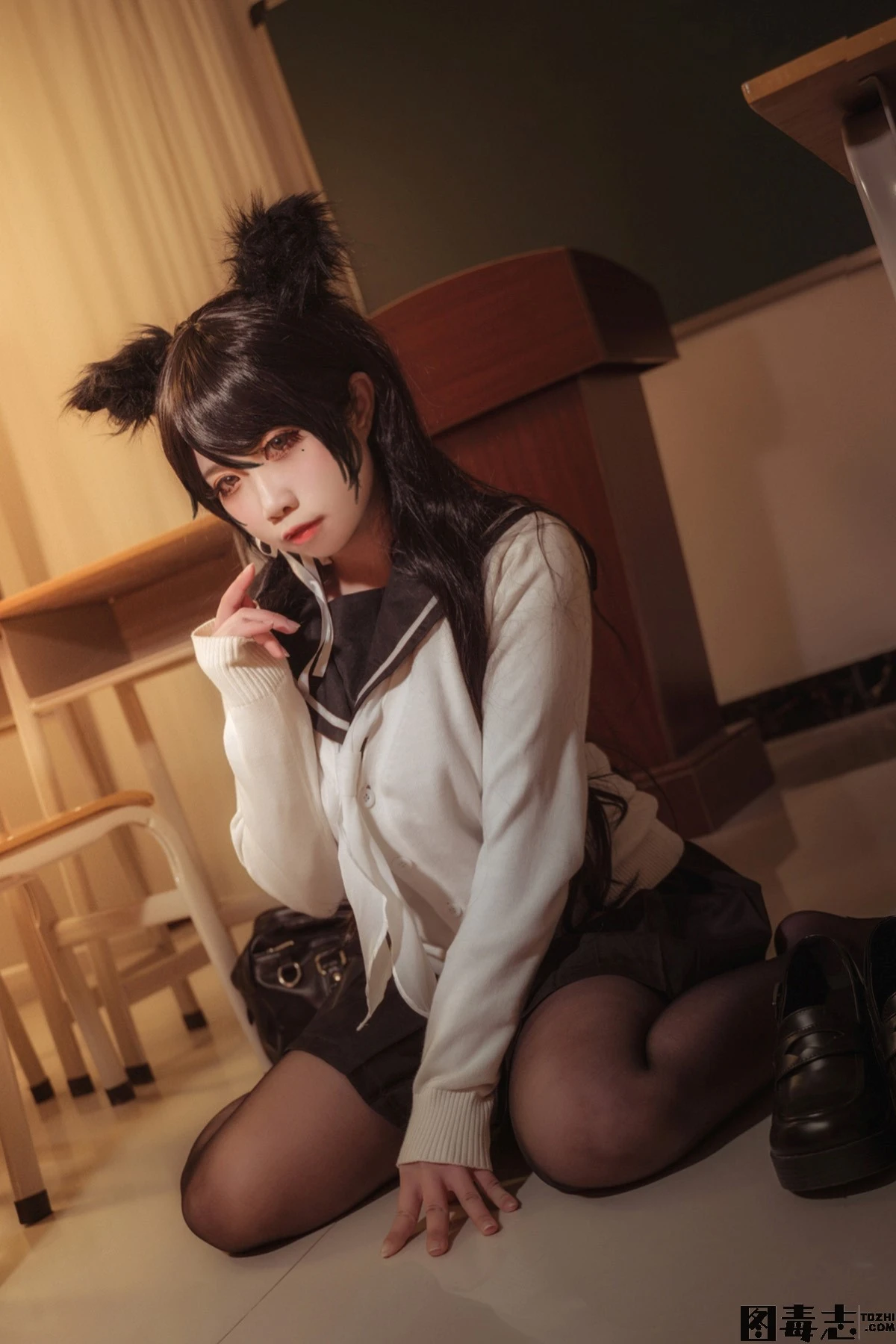 图片[2]-[贞子蜜桃] 碧蓝航线 爱宕高雄制服-光影社区