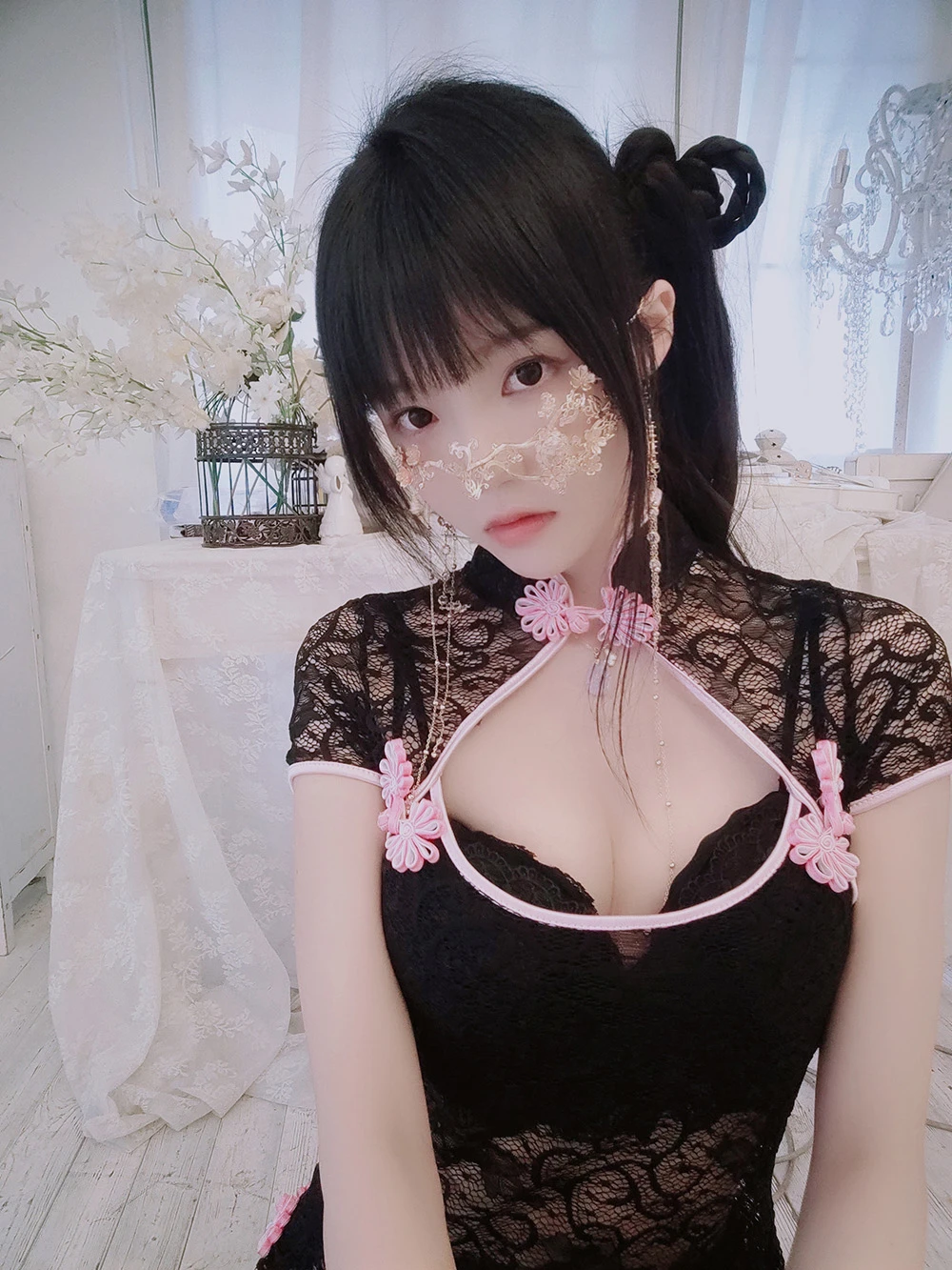 [桜桃喵] NO.152 蕾丝旗袍-光影社区