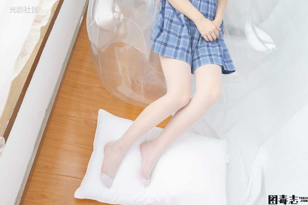[森萝财团] BETA-030 蓝色格子裙-光影社区