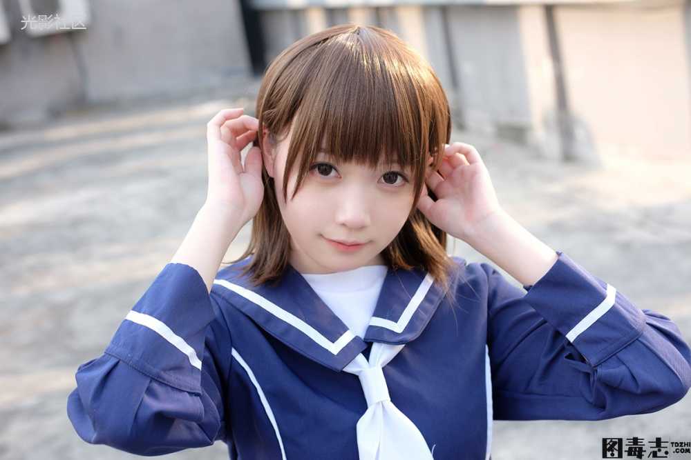 [森萝财团] X-043 Aika 天台黑丝水手服-光影社区