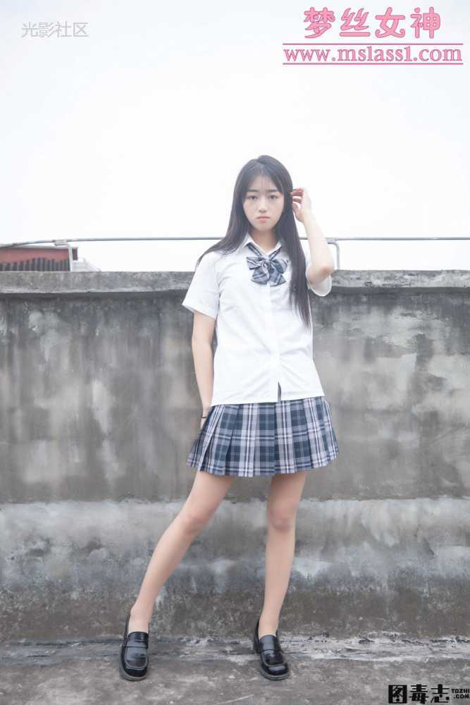 [MSLASS梦丝女神] 2021.06.21 王娇娇《天台JK少女》-光影社区