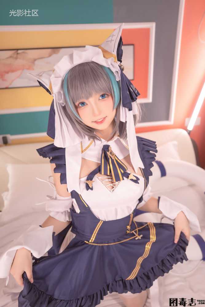 [神楽坂真冬] NO.056《纯色庭院》柴郡cos (絶対企画)-光影社区