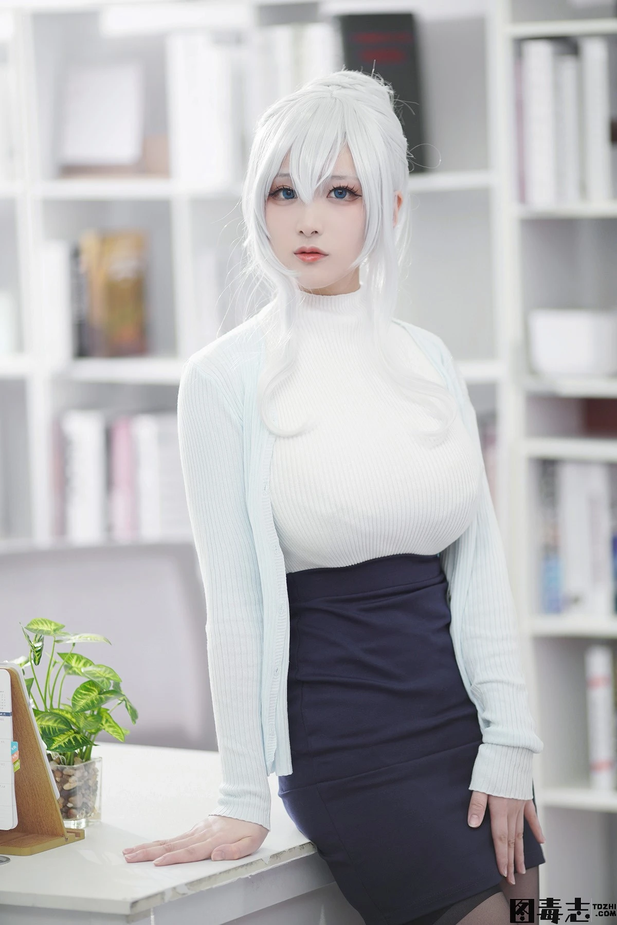 图片[2]-[幼愛Youmeko] 未亡人雪女cos-光影社区