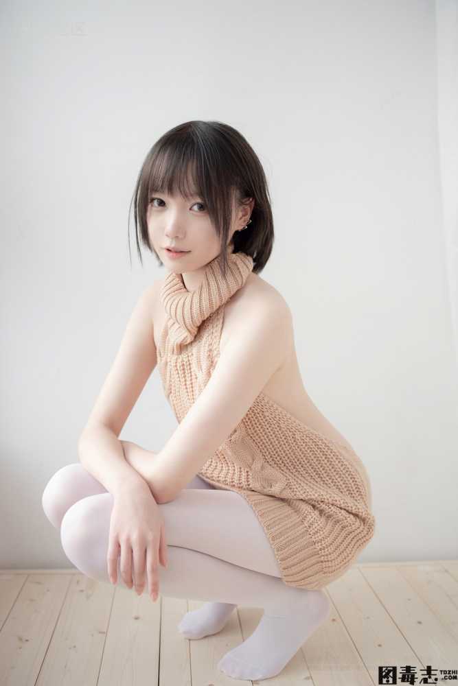 [森萝财团] LOVEPLUS-004 Aika 露背毛衣80D白丝-光影社区