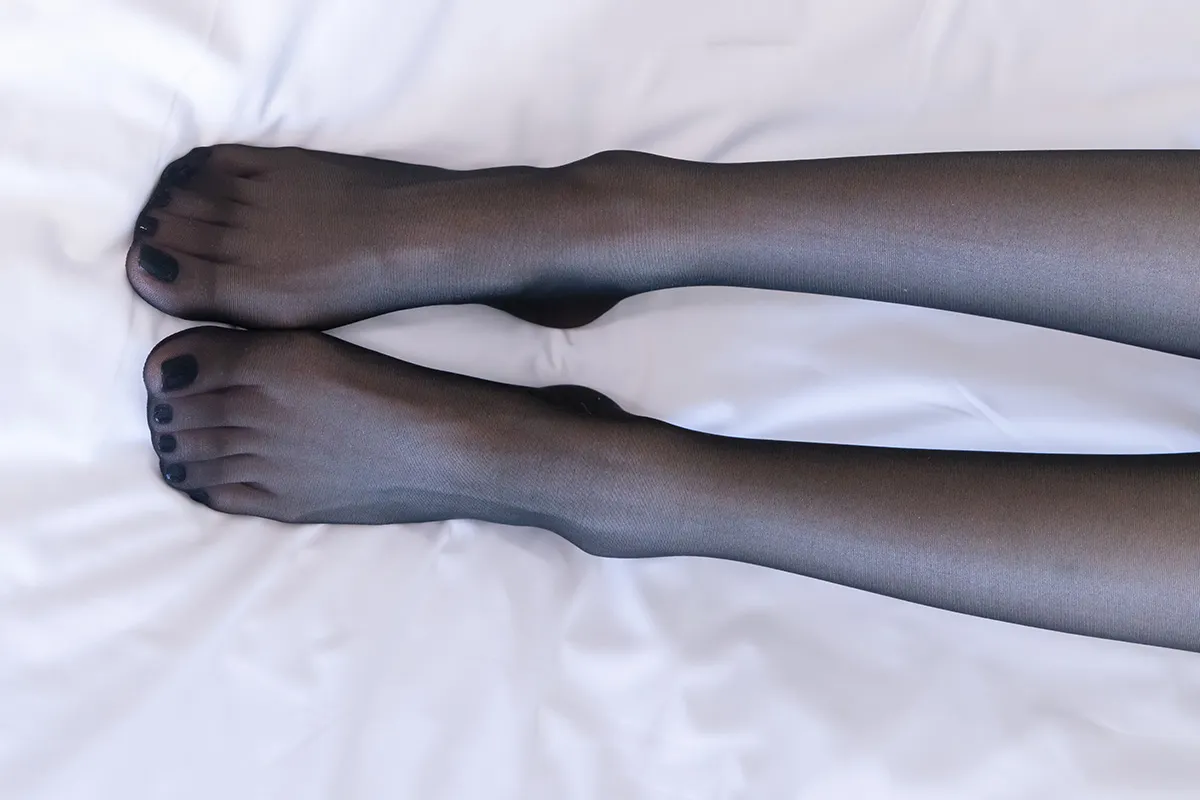 [BoBoSocks袜啵啵] No.412 稚予-透明高跟鞋、黑丝、裸足-光影社区