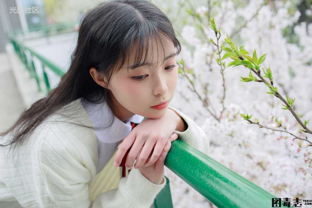 [森萝财团] JKFUN-001 甜米 纯纯的白丝学妹-光影社区