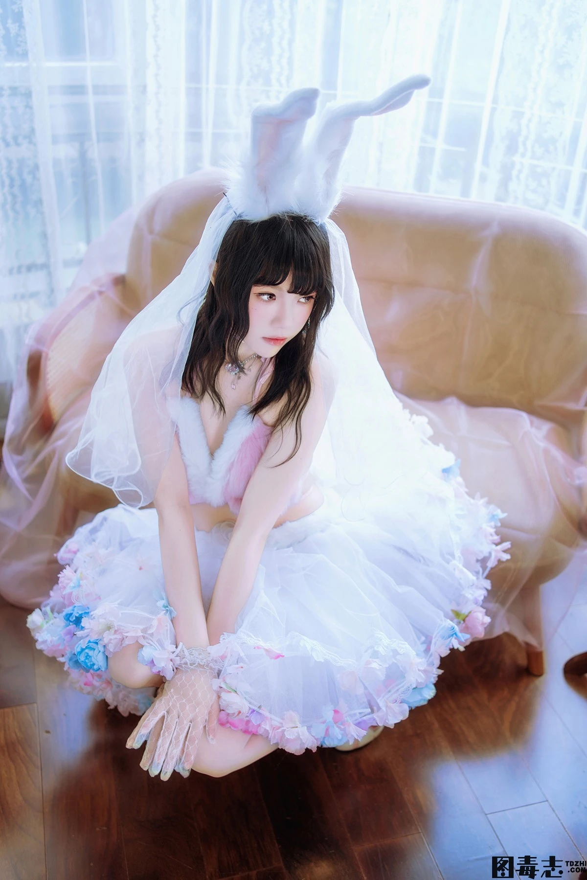 [桜桃喵] NO.160 花嫁兔-光影社区
