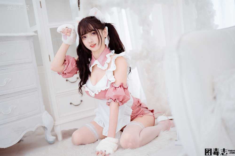 [Kyokyo沉迷汉堡王] 粉白皮女仆-光影社区