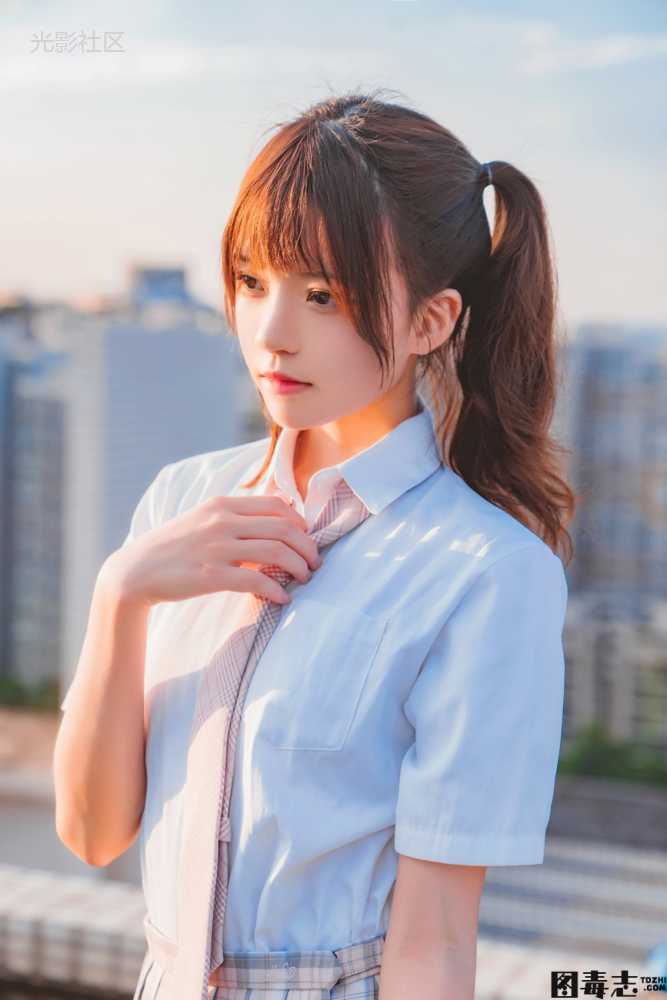 [桜桃喵] NO.106 《樱·小少女》橘子汽水-光影社区