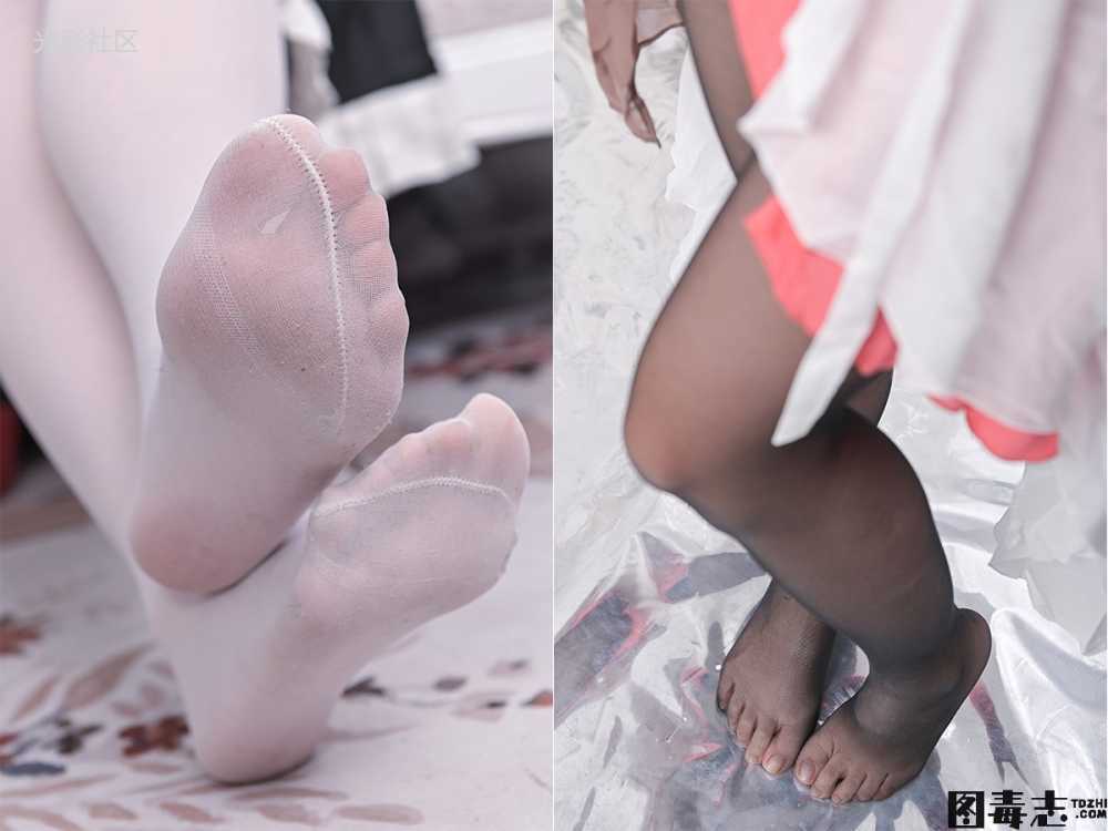 [大瑞瑞] 黑丝拖鞋-光影社区